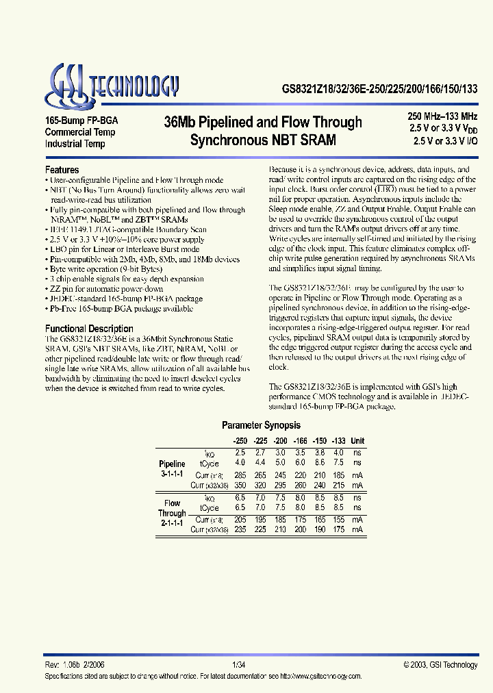 GS8321Z36E-166_3787463.PDF Datasheet