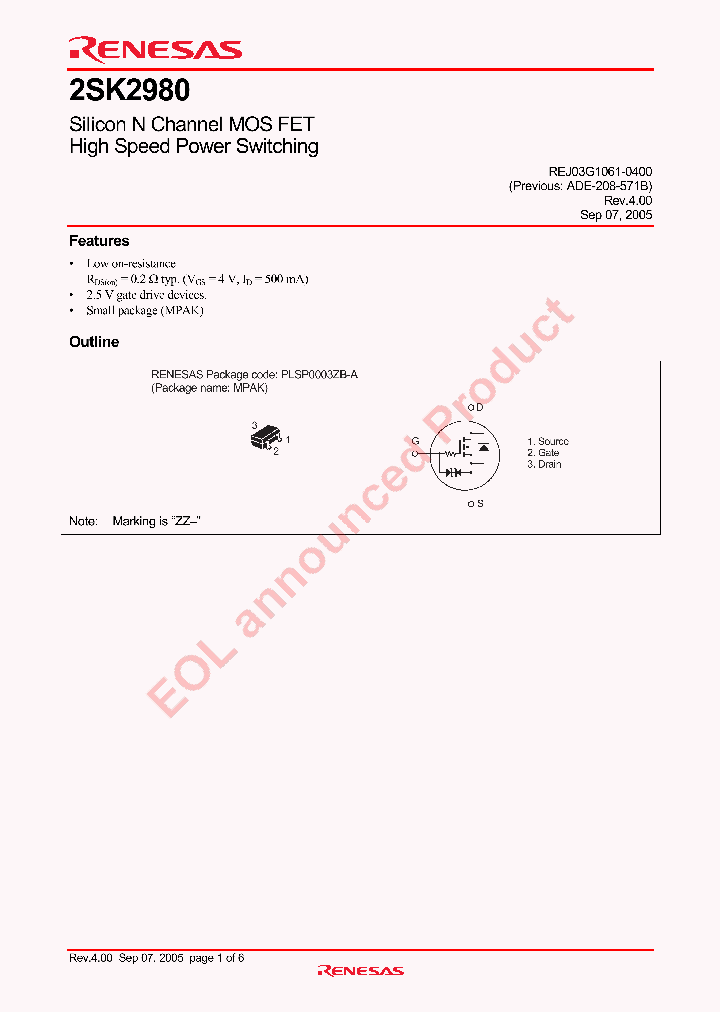 2SK2980ZZ-TL-E_3786745.PDF Datasheet