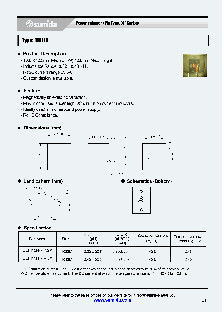 DEF119NP-R43M_3786426.PDF Datasheet