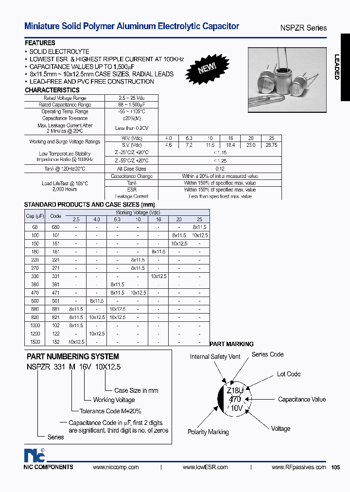 NSPZR102M25V8X115_3784135.PDF Datasheet