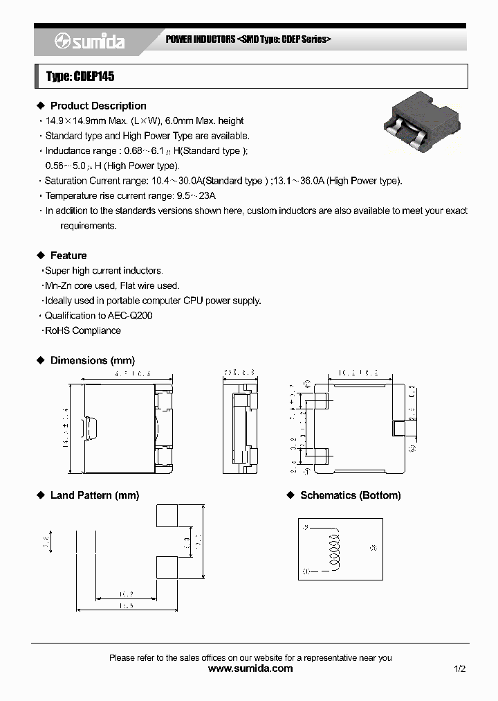 CDEP145NP-0R6MB-170_3786148.PDF Datasheet