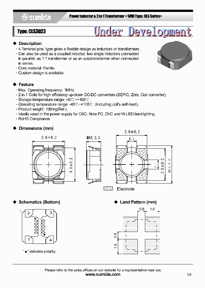 CLS3D23NP-3R3NB_3786423.PDF Datasheet
