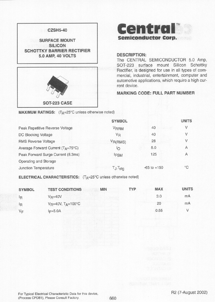CZSH5-40LEADFREE_3781783.PDF Datasheet