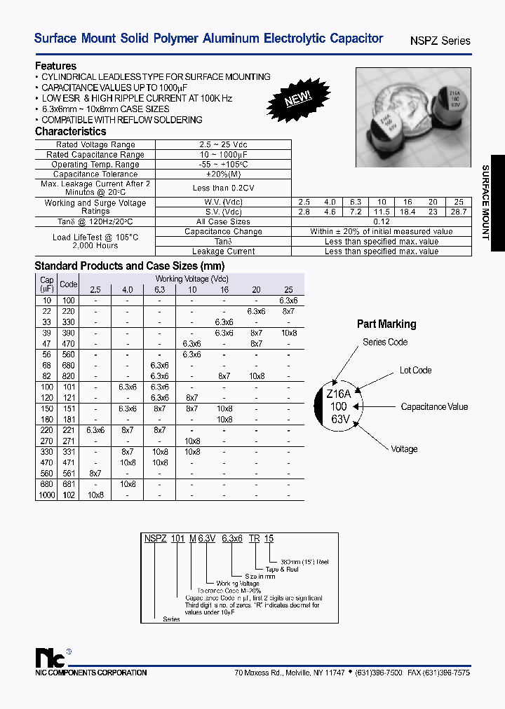 NSPZ331M63V10X8TR15_3787290.PDF Datasheet