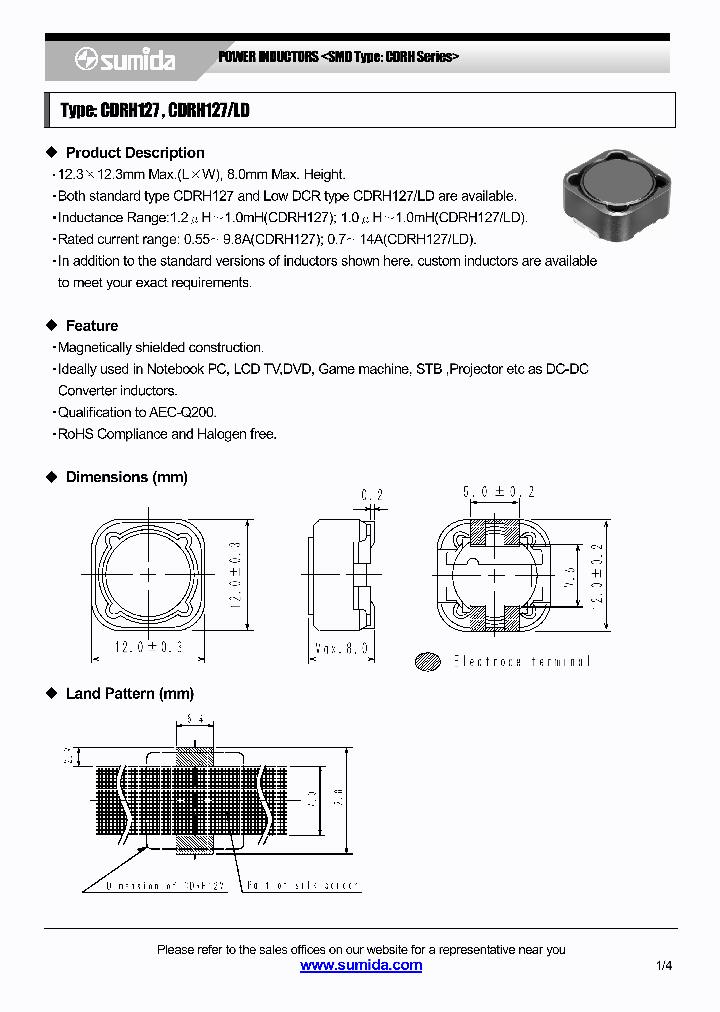 CDRH127NP-820MC_3784154.PDF Datasheet