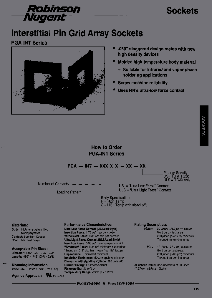 PGA-INT-296BS-ULS-TG30_3791627.PDF Datasheet