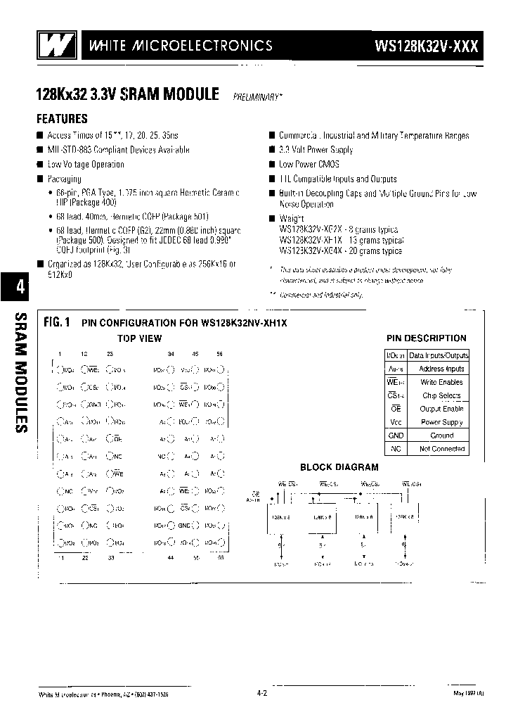 WS128K32NV-17H1C_3792167.PDF Datasheet