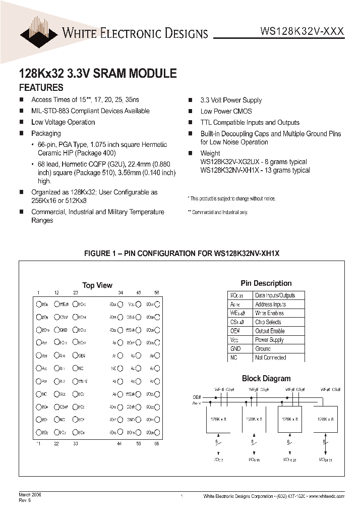 WS128K32NV-17H1MA_3792178.PDF Datasheet
