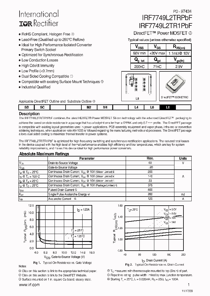 IRF7749L2TR1PBF_3790781.PDF Datasheet
