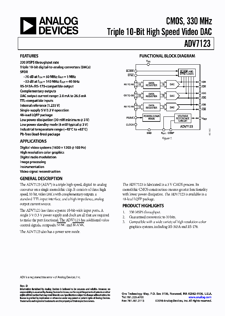 ADV7123KSTZ140_3790003.PDF Datasheet