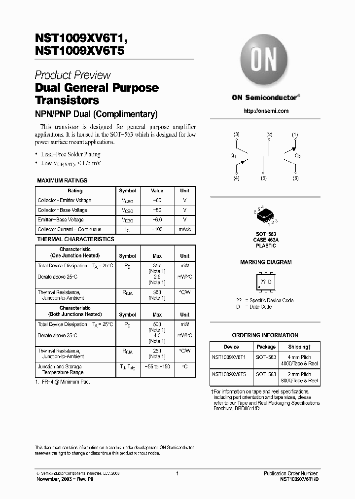 NSDEMP11XV6T1D_3791953.PDF Datasheet