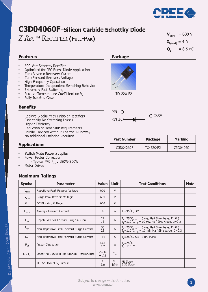 C3D04060F_3788867.PDF Datasheet