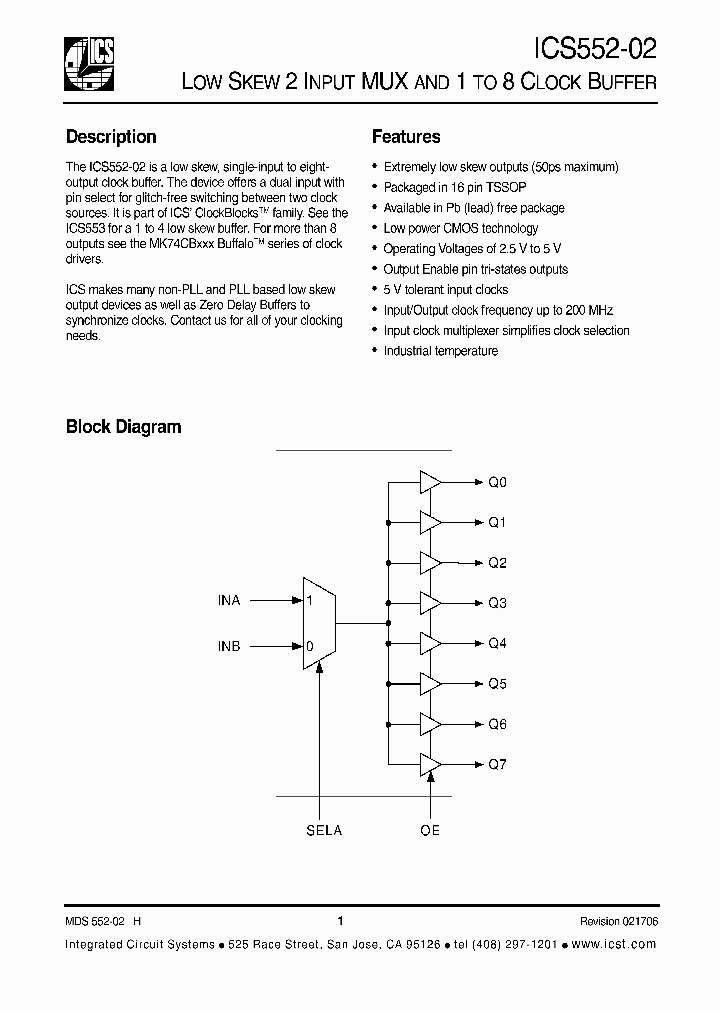 ICS552G-02ILNT_3791623.PDF Datasheet