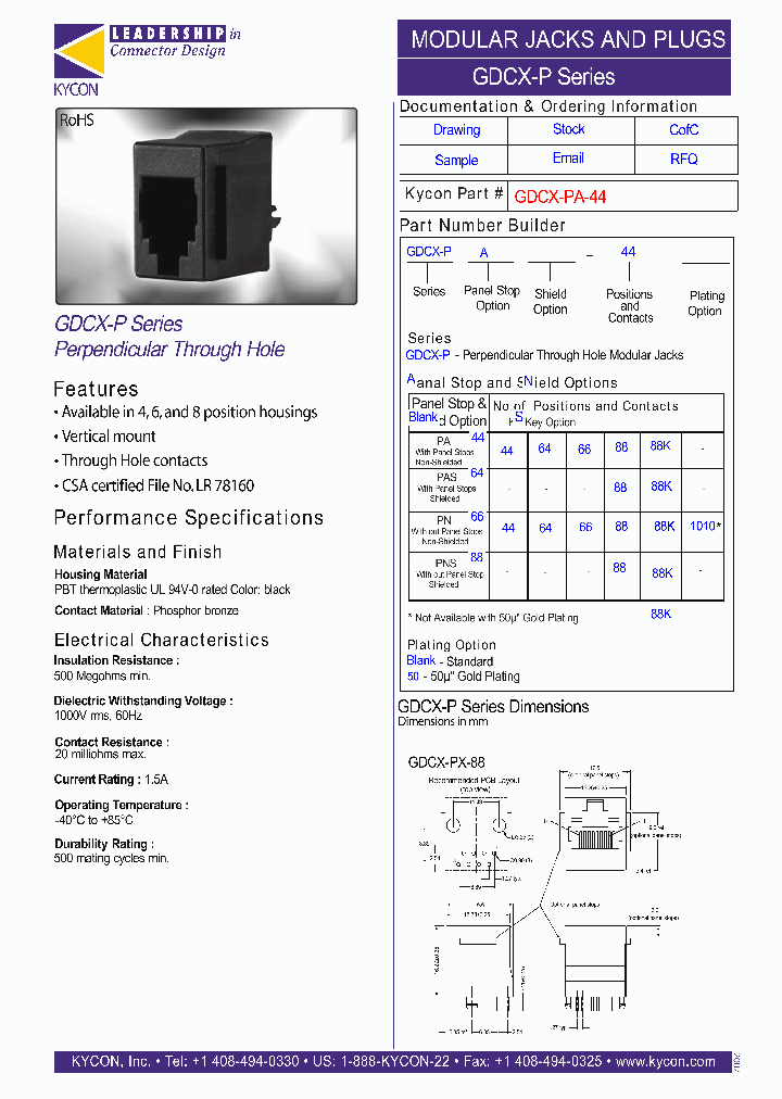 GDCX-PNS-88_3790906.PDF Datasheet