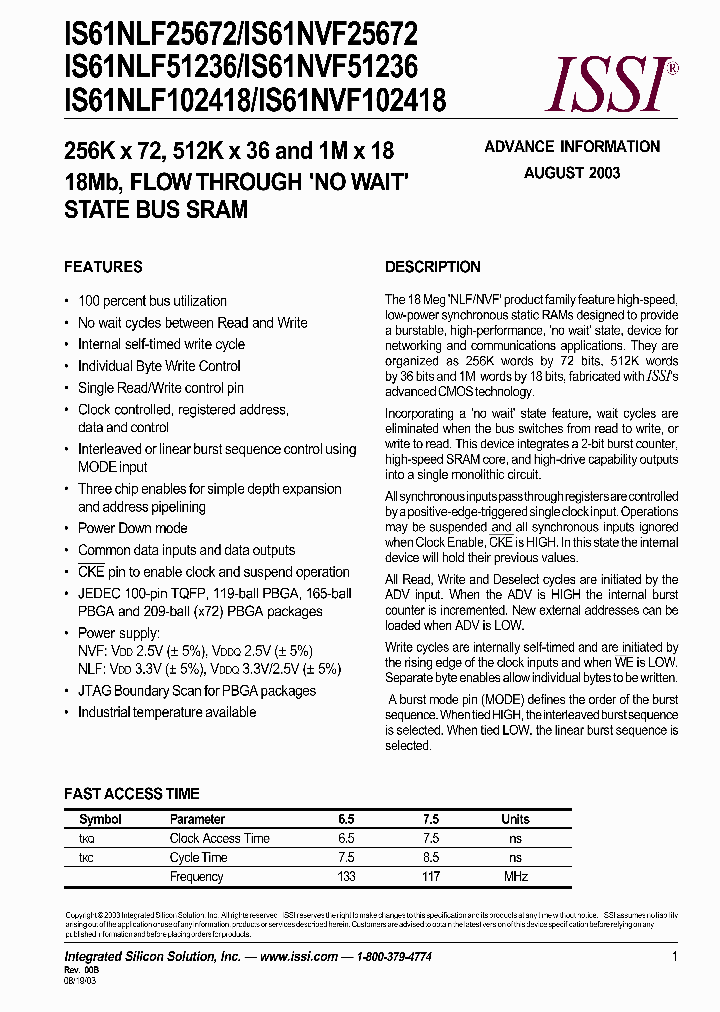 IS61NVF102418-65B2_3792453.PDF Datasheet