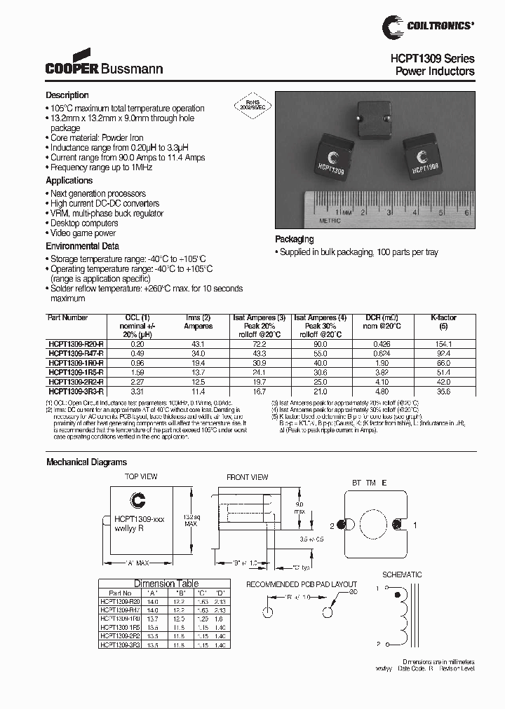 HCPT1309-3R3-R_3793435.PDF Datasheet
