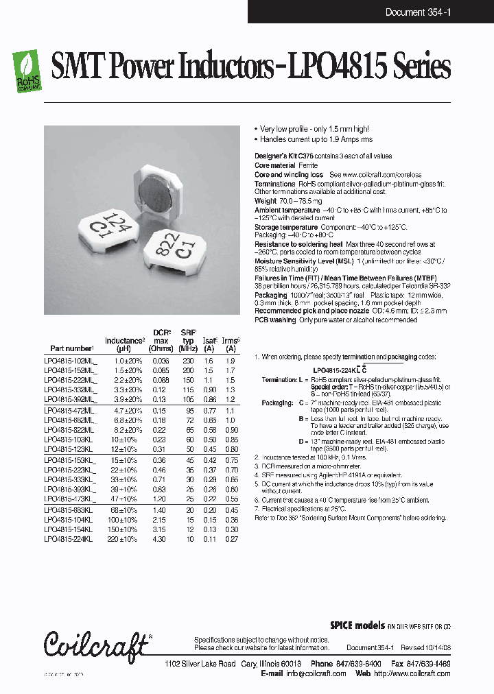 LPO4815-103KLC_3796250.PDF Datasheet