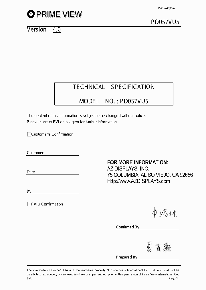 PD057VU5_4033342.PDF Datasheet