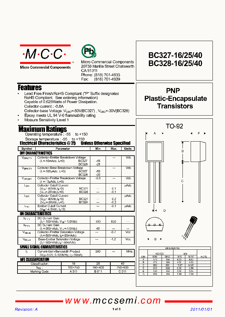 BC327-1611_4033872.PDF Datasheet