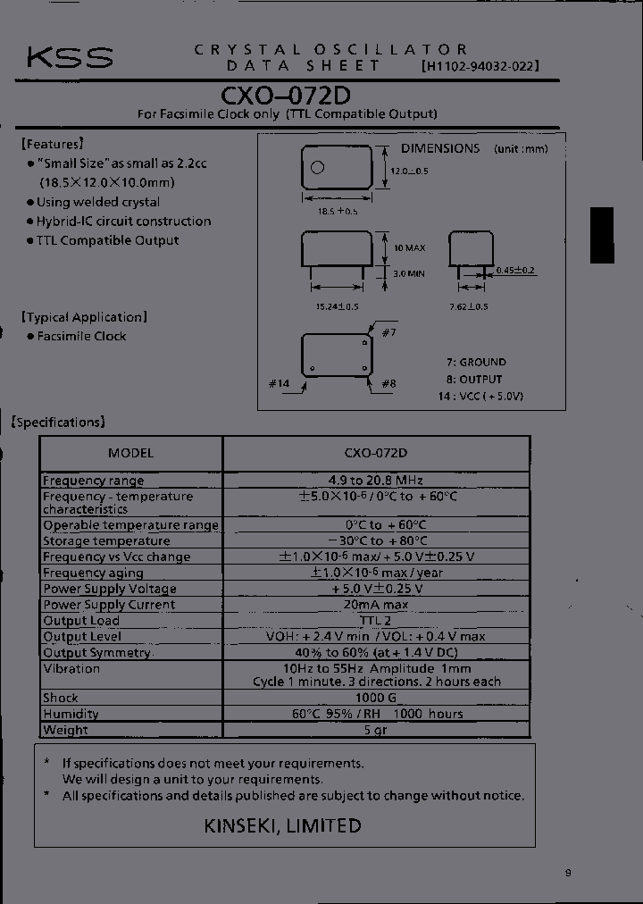 CXO-072D-FREQ-OUT3_3798184.PDF Datasheet