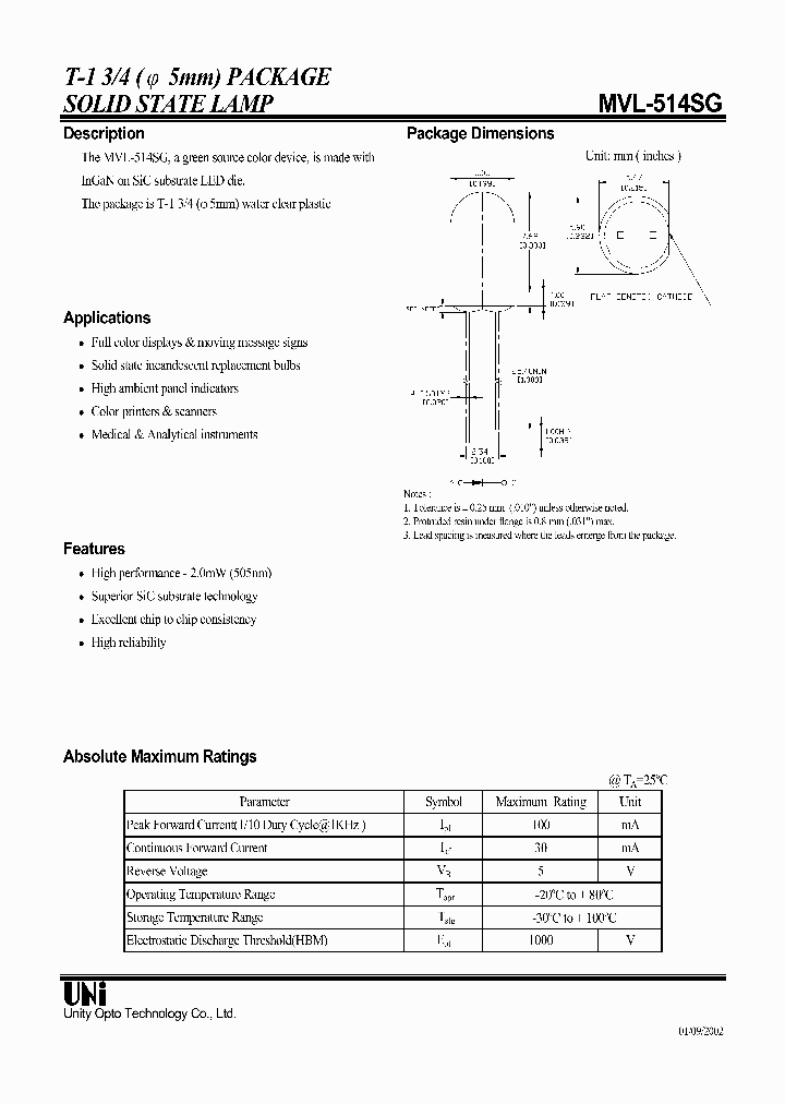 MVL-514SG_4037154.PDF Datasheet