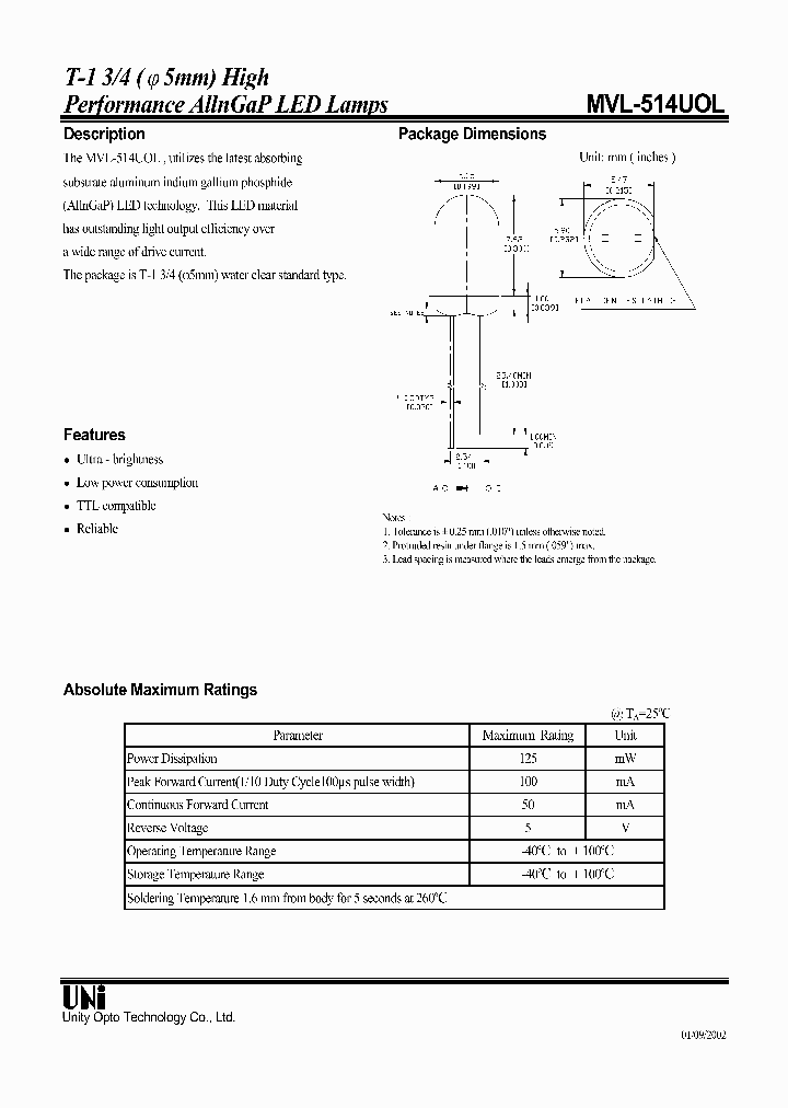 MVL-514UOL_4037156.PDF Datasheet