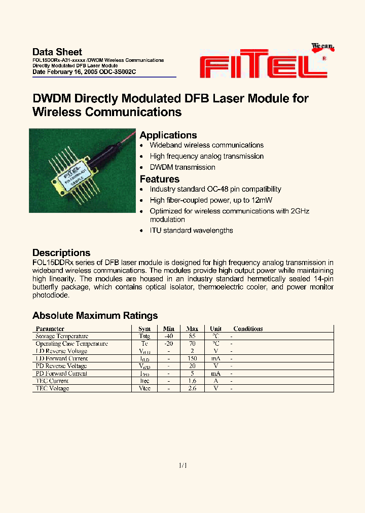 FOL15DD8-A31-19345_3803938.PDF Datasheet