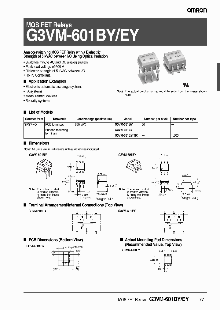 G3VM-601BY_4039293.PDF Datasheet
