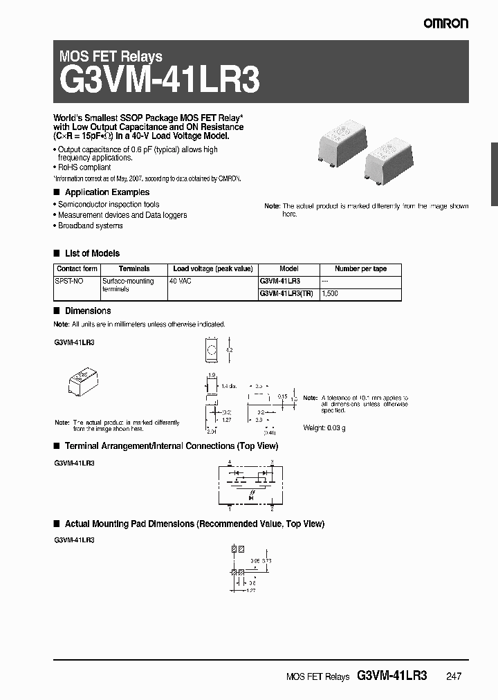 G3VM-41LR3_4039875.PDF Datasheet