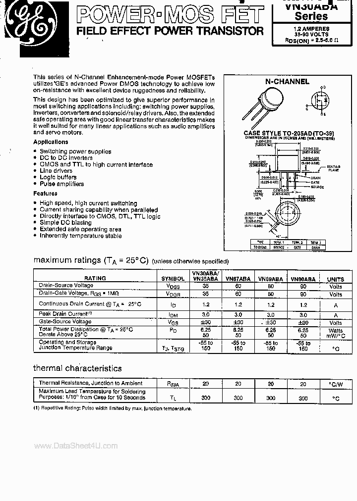 VN90ABA_4040907.PDF Datasheet