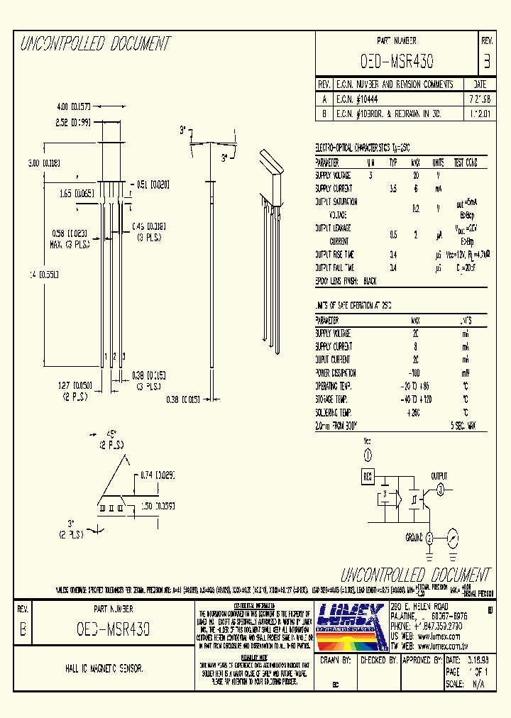 OED-MSR430_3803616.PDF Datasheet