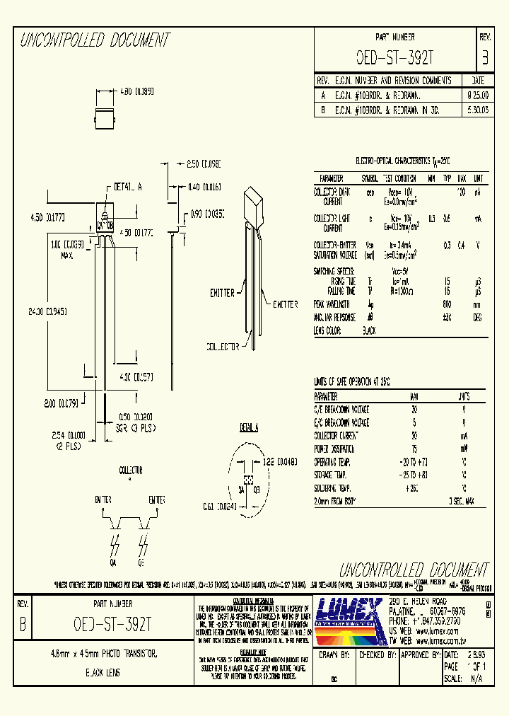 OED-ST-392T_3805100.PDF Datasheet