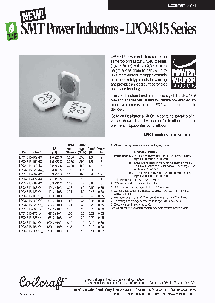 LPO4815-472MXC_3807017.PDF Datasheet