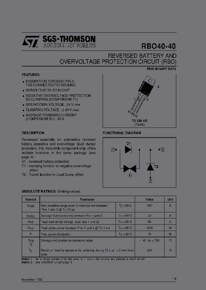 RBO40-40M-TR_3807030.PDF Datasheet