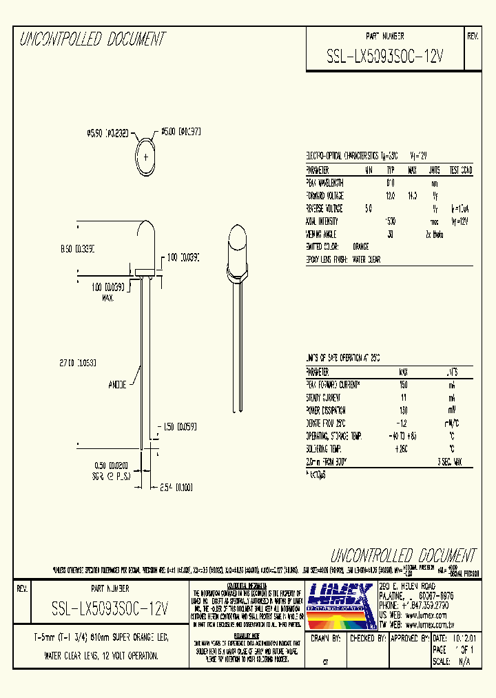SSL-LX5093SOC-12V_3808987.PDF Datasheet