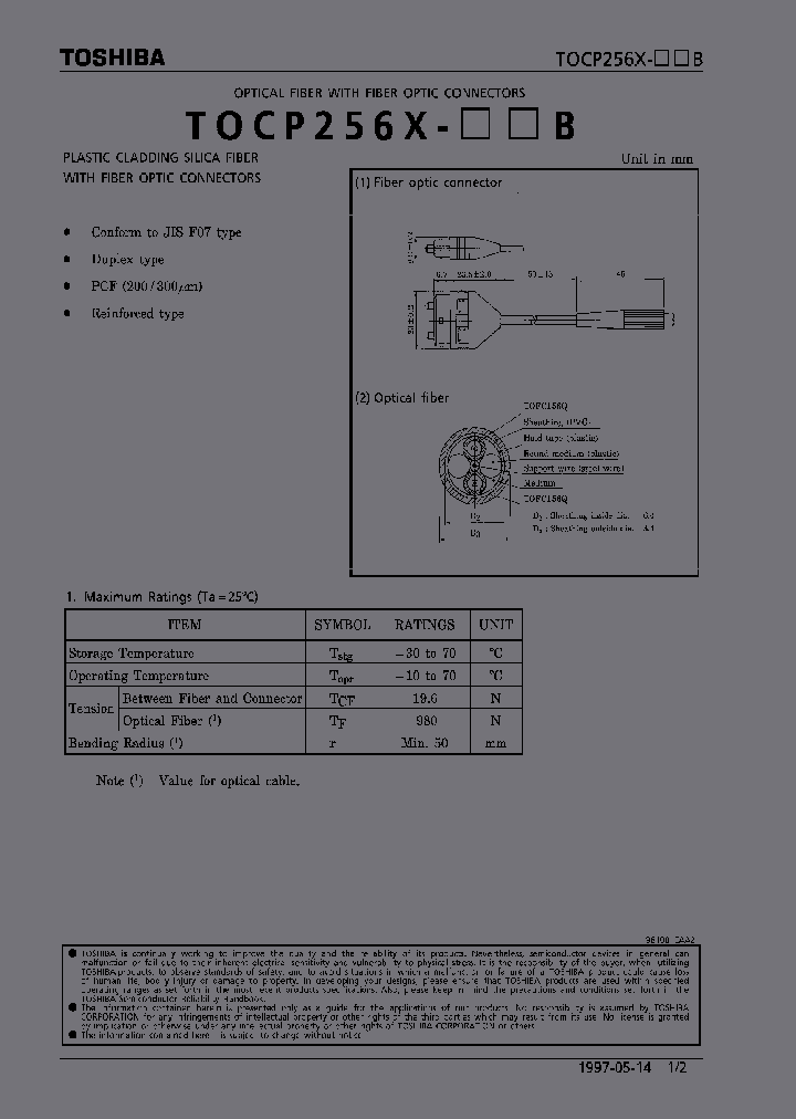 TOCP256X-100CB_3809733.PDF Datasheet