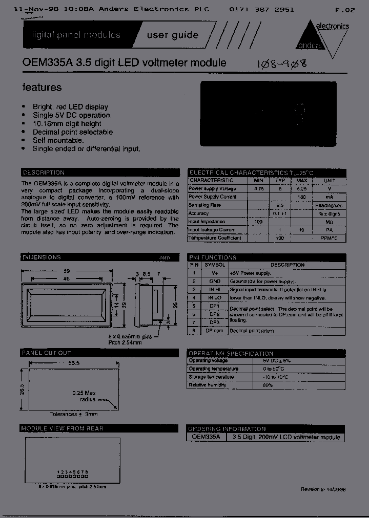 OEM-335A_3810678.PDF Datasheet