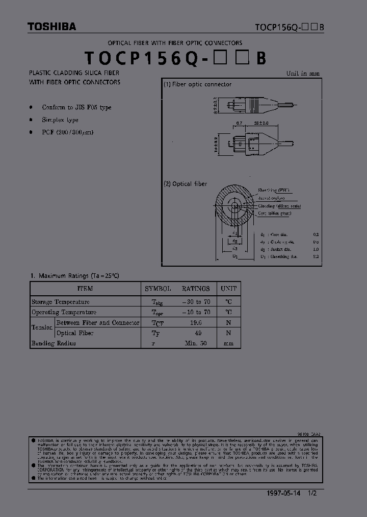 TOCP156Q-100MB_3809730.PDF Datasheet