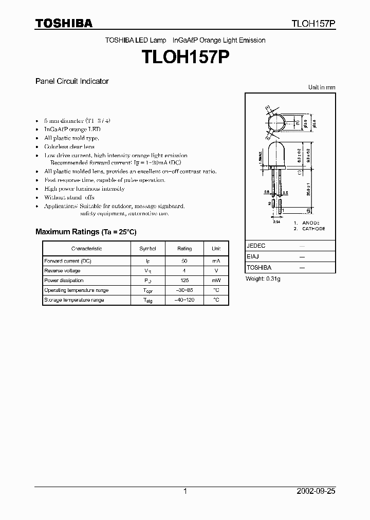TLOH157PTUF_3810471.PDF Datasheet