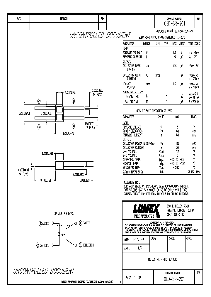 OED-SR-201_3809413.PDF Datasheet