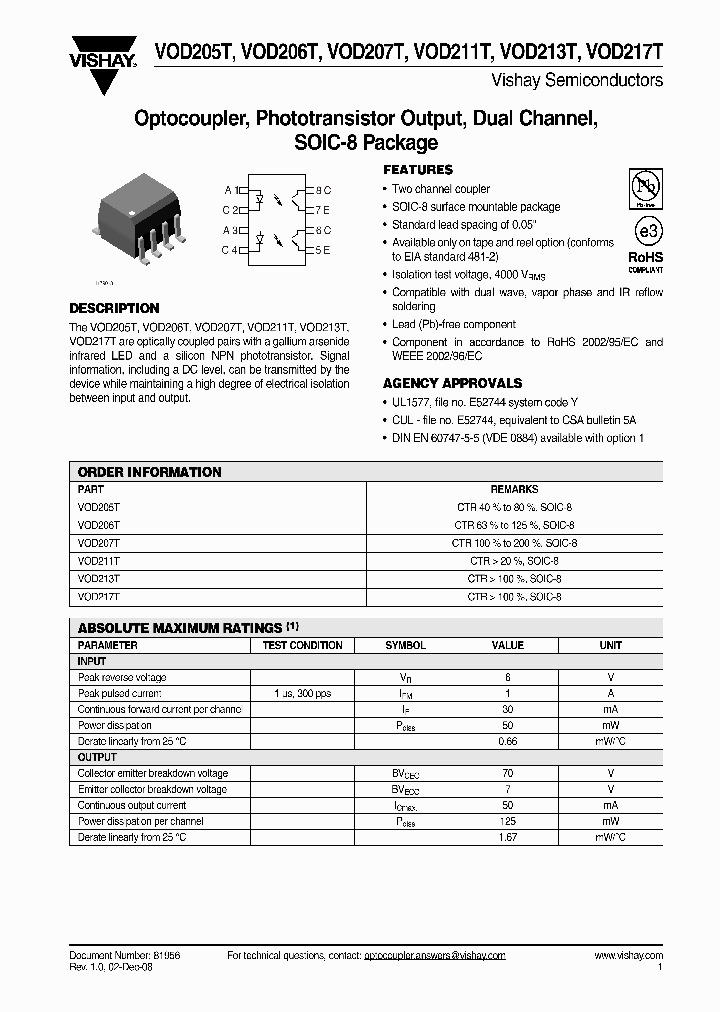 VOD205T-X001_3810983.PDF Datasheet