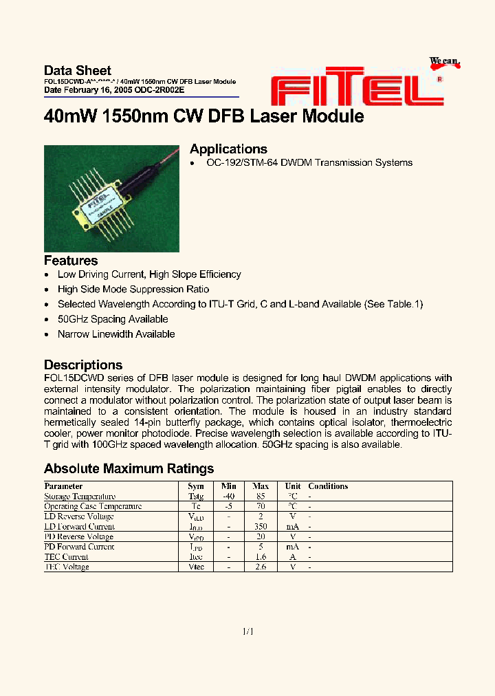FOL15DCWD-A6118970_3811363.PDF Datasheet