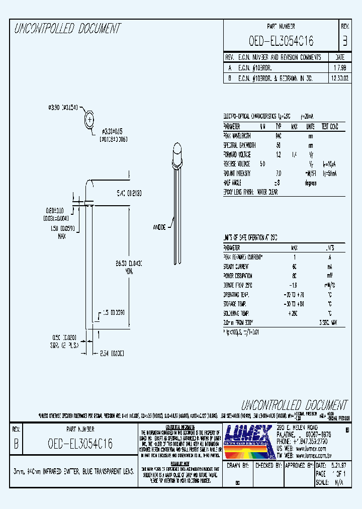 OED-EL3054C16_3810682.PDF Datasheet