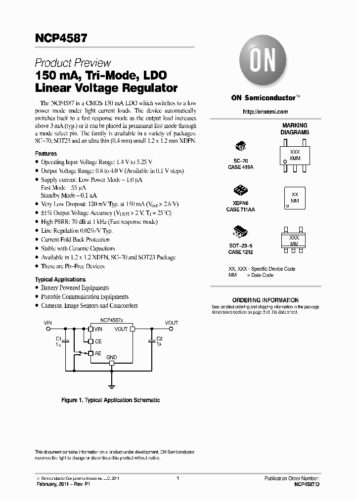 NCP4587DMX33TCG_3812406.PDF Datasheet