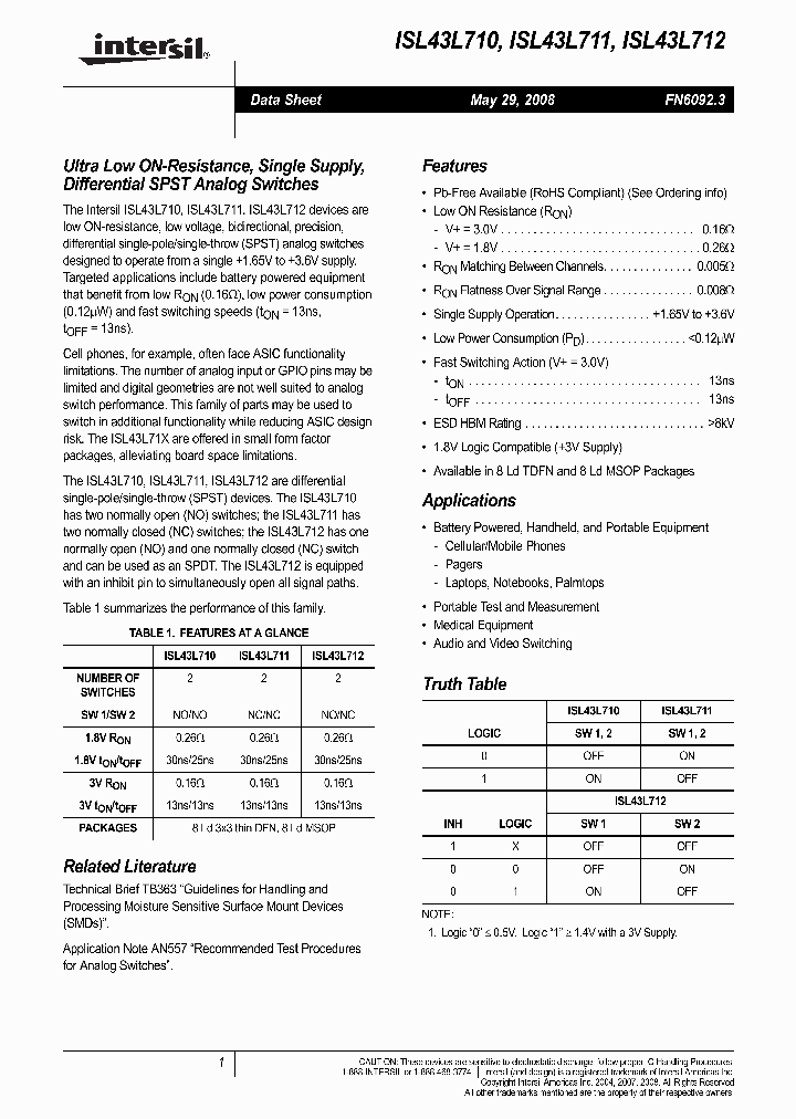 ISL43L710IU-T_3812321.PDF Datasheet