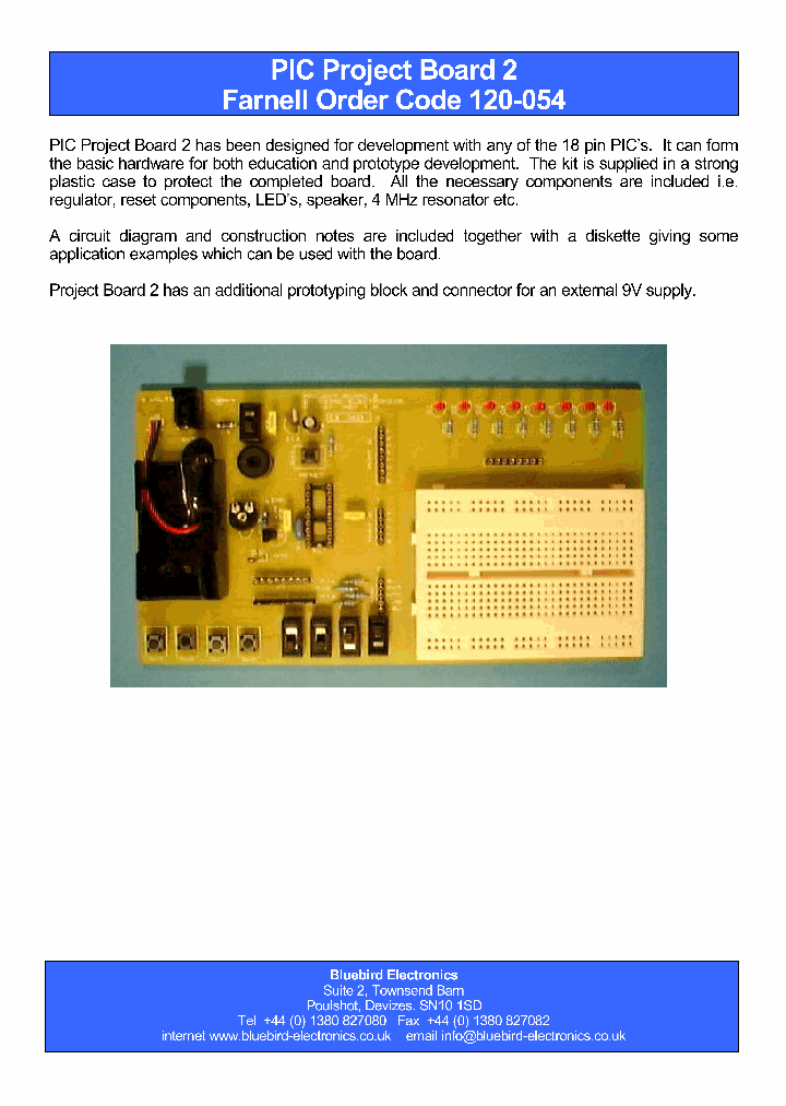 PIC-PROJ2_3813003.PDF Datasheet
