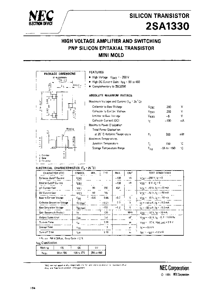 2SA1330O6-T2B-A_3813503.PDF Datasheet