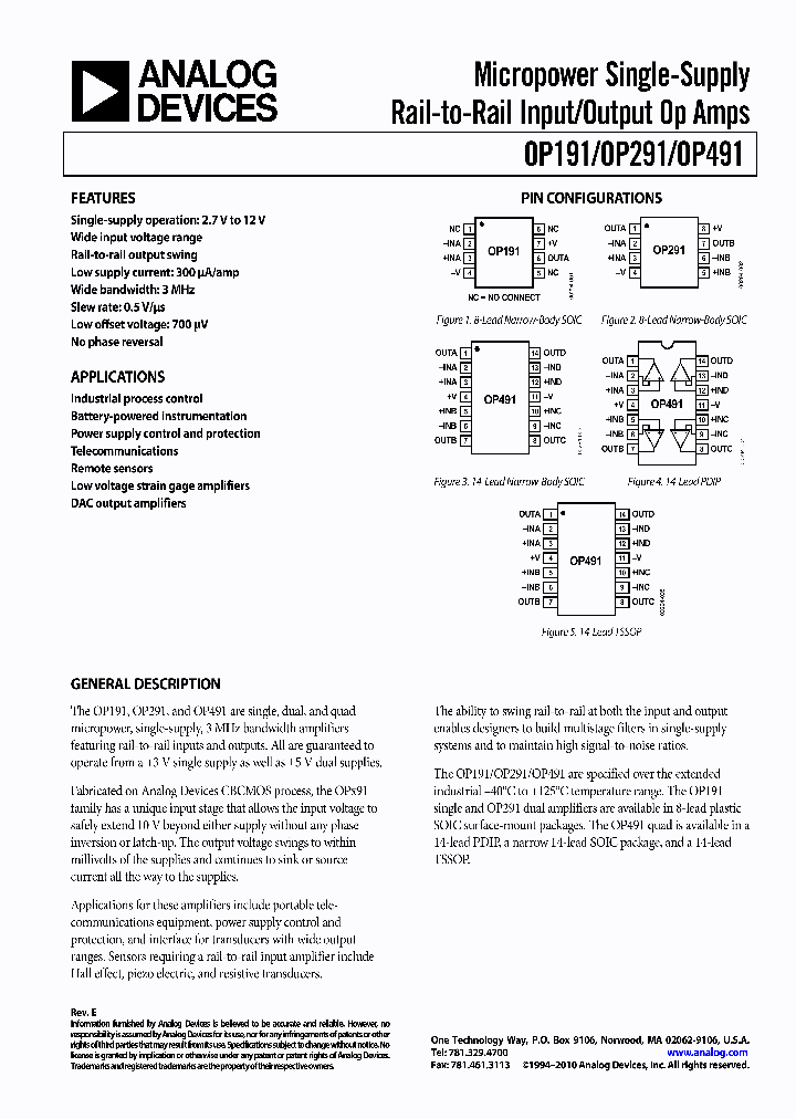 OP191GSZ-REEL_3813674.PDF Datasheet