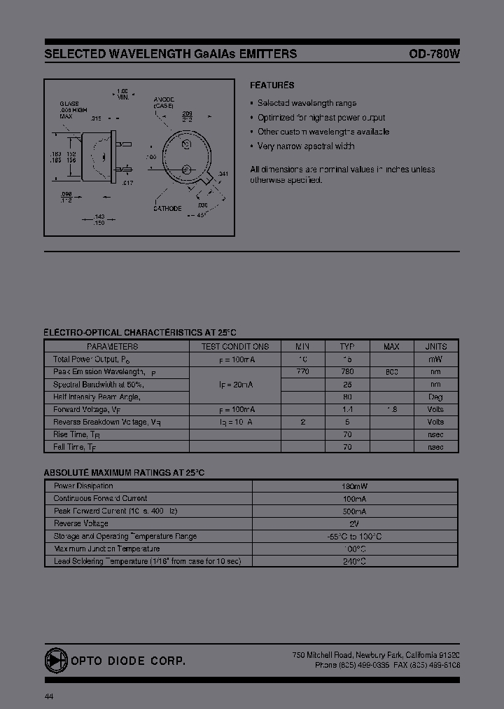 OD-780W_3810874.PDF Datasheet