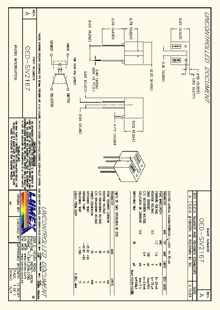 OED-SIV2167_3808972.PDF Datasheet